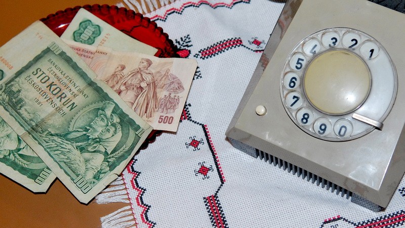 Československo peniaze doba socializmus